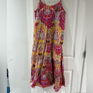 Women’s Summer Colorful Paisley Maxi Dress